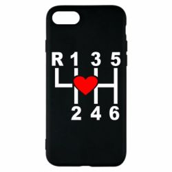 Чехол для iPhone 7 Я люблю механическую коробку передач! - PrintSalon