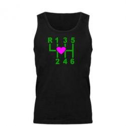 Мужская майка Я люблю механическую коробку передач! - PrintSalon