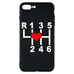 Чехол для iPhone 7 Plus Я люблю механическую коробку передач! - PrintSalon
