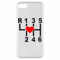 Чехол для iPhone 8 Я люблю механическую коробку передач! - PrintSalon