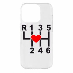 Чехол для iPhone 14 Pro Я люблю механическую коробку передач! - PrintSalon