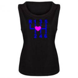 Женская майка Я люблю механическую коробку передач! - PrintSalon