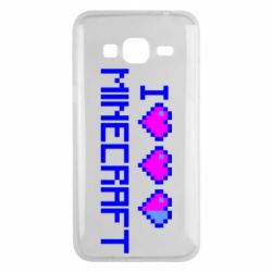 Чохол для Samsung J3 2016 Я люблю Minecraft - PrintSalon