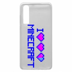 Чохол для Huawei P30 Я люблю Minecraft - PrintSalon