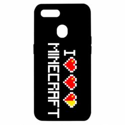 Чохол для Oppo A5s / A12Я люблю Minecraft - PrintSalon