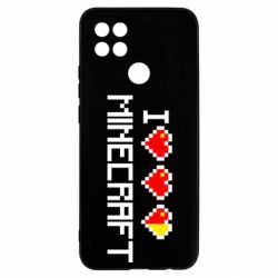 Чохол для Oppo A15s / A15 Я люблю Minecraft - PrintSalon