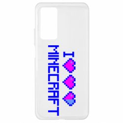 Чохол для Xiaomi Mi 10T / 10T Pro Я люблю Minecraft - PrintSalon