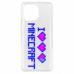 Чохол для Xiaomi Mi11 Я люблю Minecraft - PrintSalon