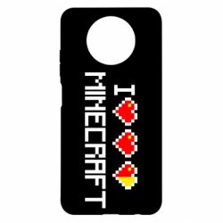 Чохол для Xiaomi Redmi Note 9 5G/Redmi Note 9T Я люблю Minecraft - PrintSalon