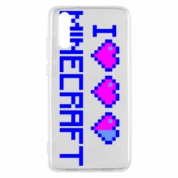 Чохол для Huawei P20 Я люблю Minecraft - PrintSalon