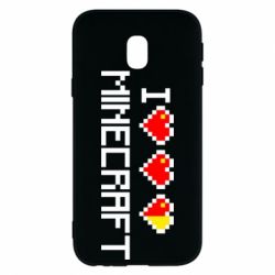 Чохол для Samsung J3 2017 Я люблю Minecraft - PrintSalon