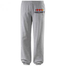 Штани Я люблю Minecraft - PrintSalon