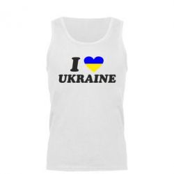 Мужская майка Я люблю Украину - PrintSalon