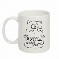 Чашка 320ml Я учусь, имейте совесть