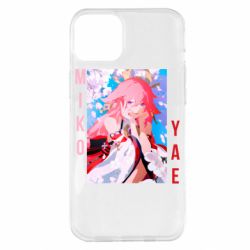 Чехол для iPhone 14 Plus Yae Miko art - PrintSalon
