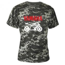 Камуфляжная футболка Yamaha Bike - PrintSalon
