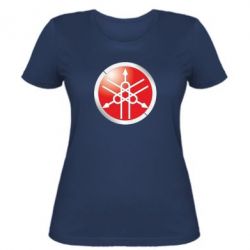 Женская футболка Yamaha Logo 3D - PrintSalon