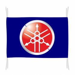 Флаг Yamaha Logo 3D - PrintSalon