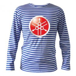 Тельняшка с длинным рукавом Yamaha Logo 3D - PrintSalon