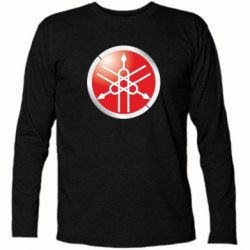 Футболка с длинным рукавом Yamaha Logo 3D - PrintSalon