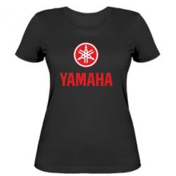 Женская футболка Yamaha Logo(R+W) - PrintSalon