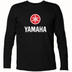 Футболка с длинным рукавом Yamaha Logo(R+W) - PrintSalon
