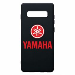 Чехол для Samsung S10+ Yamaha Logo(R+W) - PrintSalon