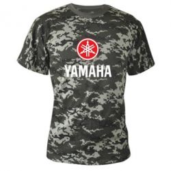 Камуфляжная футболка Yamaha Logo(R+W) - PrintSalon