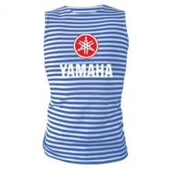Майка-тельняшка Yamaha Logo(R+W)-PrintSalon Майка-тельняшка Yamaha Logo(R+W)