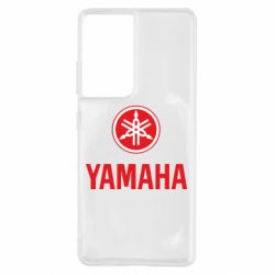 Чехол для Samsung S21 Ultra Yamaha Logo(R+W) - PrintSalon