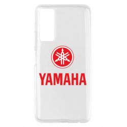 Чехол для Huawei P Smart 2021 Yamaha Logo(R+W) - PrintSalon