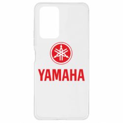 Чохол для Xiaomi Redmi Note 10 Pro Yamaha Logo(R+W)-PrintSalon Чохол для Xiaomi Redmi Note 10 Pro Yamaha Logo(R+W)