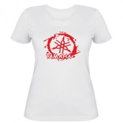 Женская футболка Yamaha Moto - PrintSalon