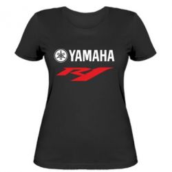 Женская футболка Yamaha R1 - PrintSalon