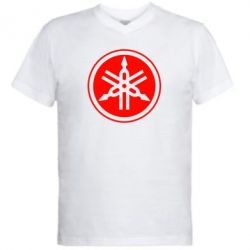 Чоловіча футболка з V-подібним вирізом Yamaha - PrintSalon