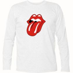 Футболка з довгим рукавом Мова Rolling Stones - PrintSalon