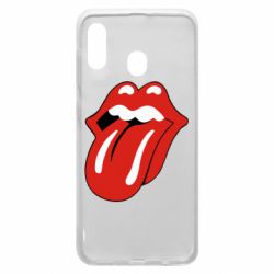 Чохол для Samsung A20 Мова Rolling Stones - PrintSalon