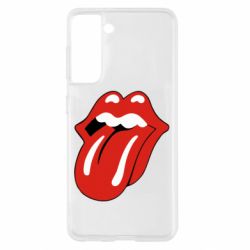 Чохол для Samsung S21 Мова Rolling Stones - PrintSalon