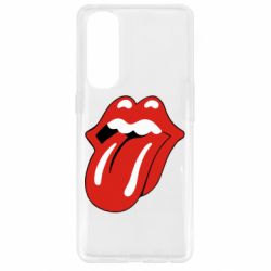 Чохол для Oppo Reno 4 Pro Мова Rolling Stones - PrintSalon