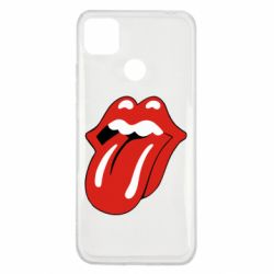 Чохол для Xiaomi Redmi 9c Мова Rolling Stones - PrintSalon