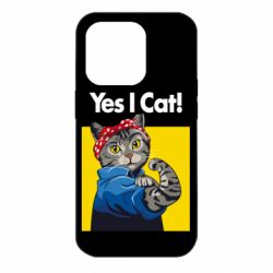 Чехол для iPhone 14 Pro Yes I Cat - PrintSalon