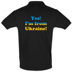 Мужское поло Yes, I'm from Ukraine - PrintSalon