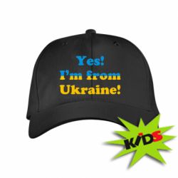 Детская кепка Yes, I'm from Ukraine - PrintSalon