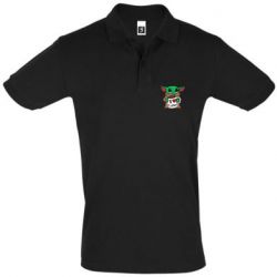 Мужское поло Yoda and a mug with the inscription I love coffee - PrintSalon