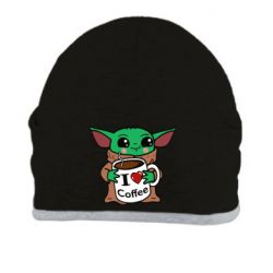 Шапка Yoda and a mug with the inscription I love coffee - PrintSalon