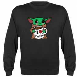 Cвитшот Yoda and a mug with the inscription I love coffee - PrintSalon
