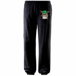 Штаны Yoda and a mug with the inscription I love coffee - PrintSalon