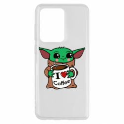 Чехол для Samsung S20 Ultra Yoda and a mug with the inscription I love coffee - PrintSalon