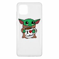 Чехол для Samsung Note 10 Lite Yoda and a mug with the inscription I love coffee - PrintSalon