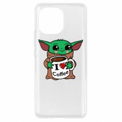 Чехол для Xiaomi Mi11 Yoda and a mug with the inscription I love coffee - PrintSalon